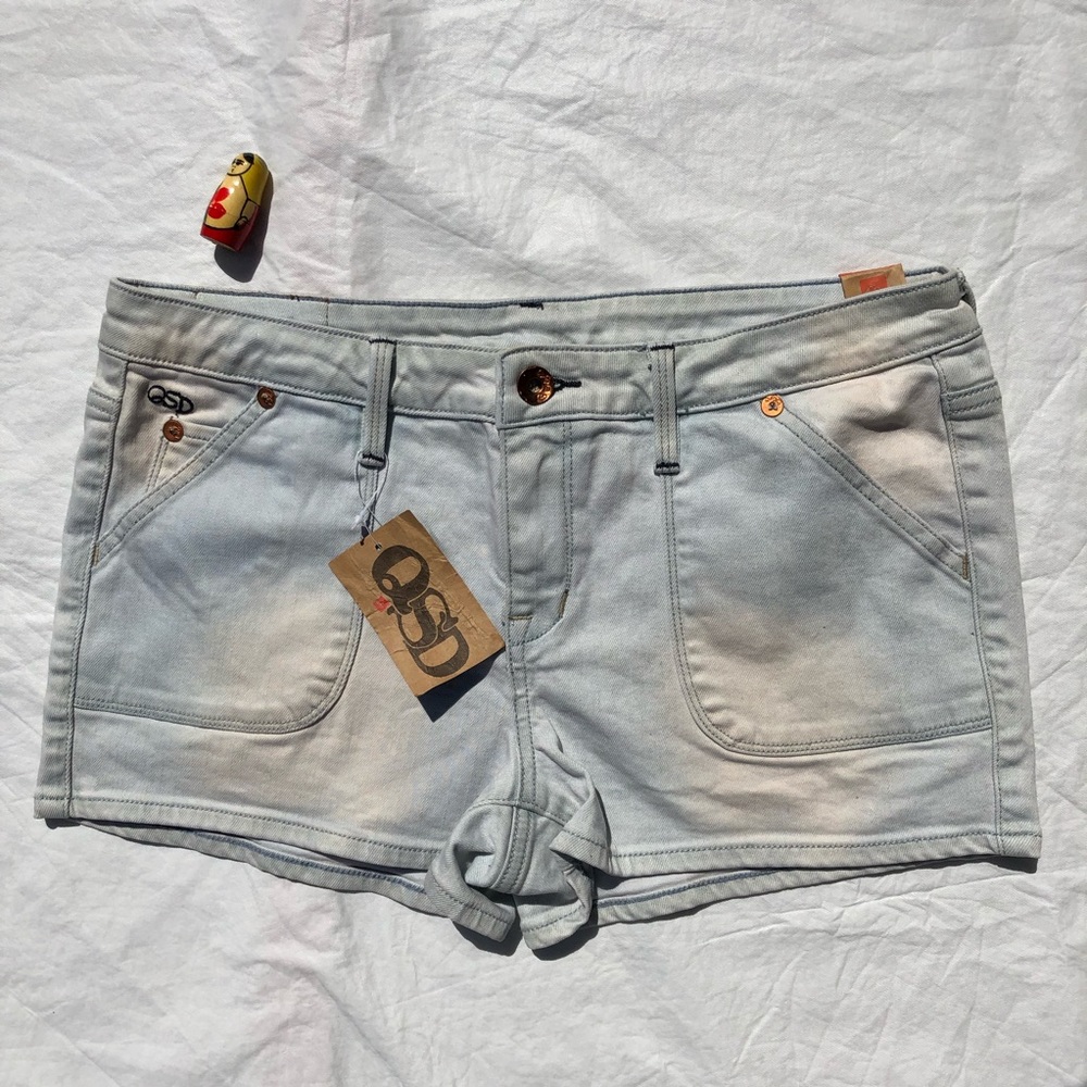 Quicksilver Gypsy Jeds Jean Shorts Light Wash